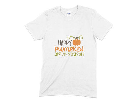 Happy pumpkin spice season halloween 2024 t-shirt - Premium t-shirt from MyDesigns - Just $21! Shop now at Lees Krazy Teez