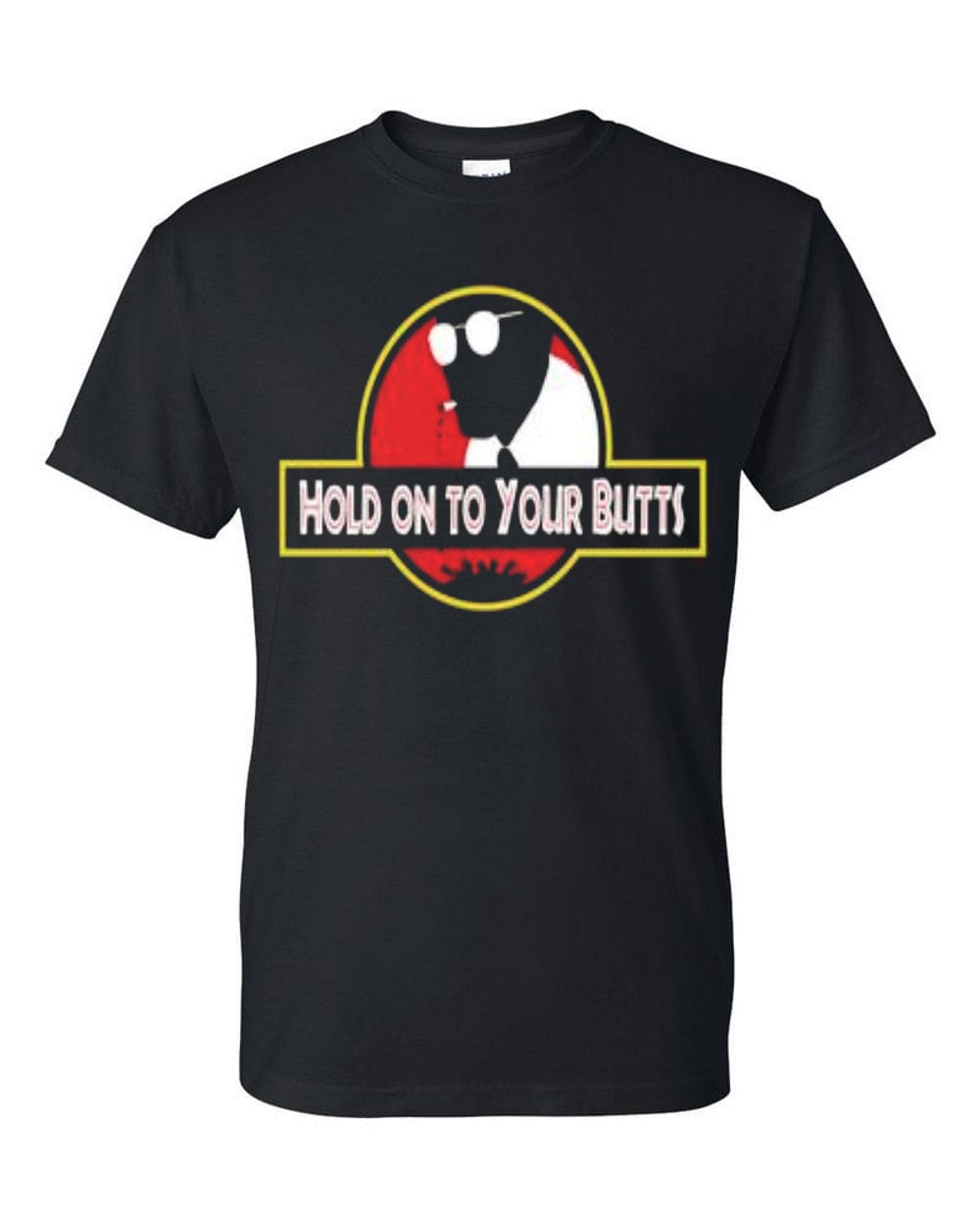 Hold on to your butts funny unisex t-shirt - Premium t-shirt from MyDesigns - Just $19.95! Shop now at Lees Krazy Teez