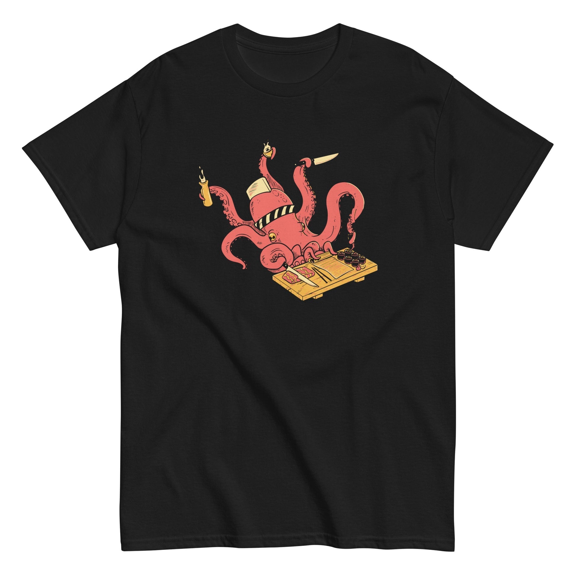 Octo Itamae octopus funny Men's cartoon t-shirt - Premium t-shirt from MyDesigns - Just $19.95! Shop now at Lees Krazy Teez