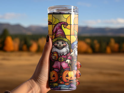 3d gnome pumpkin art 20oz tumbler awesome wrap - Premium tumbler from MyDesigns - Just $29.95! Shop now at Lees Krazy Teez