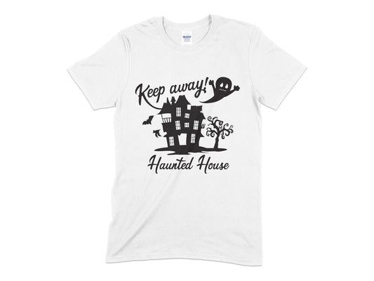 Haunted House Sign t-shirt - Premium t-shirt from MyDesigns - Just $18.95! Shop now at Lees Krazy Teez