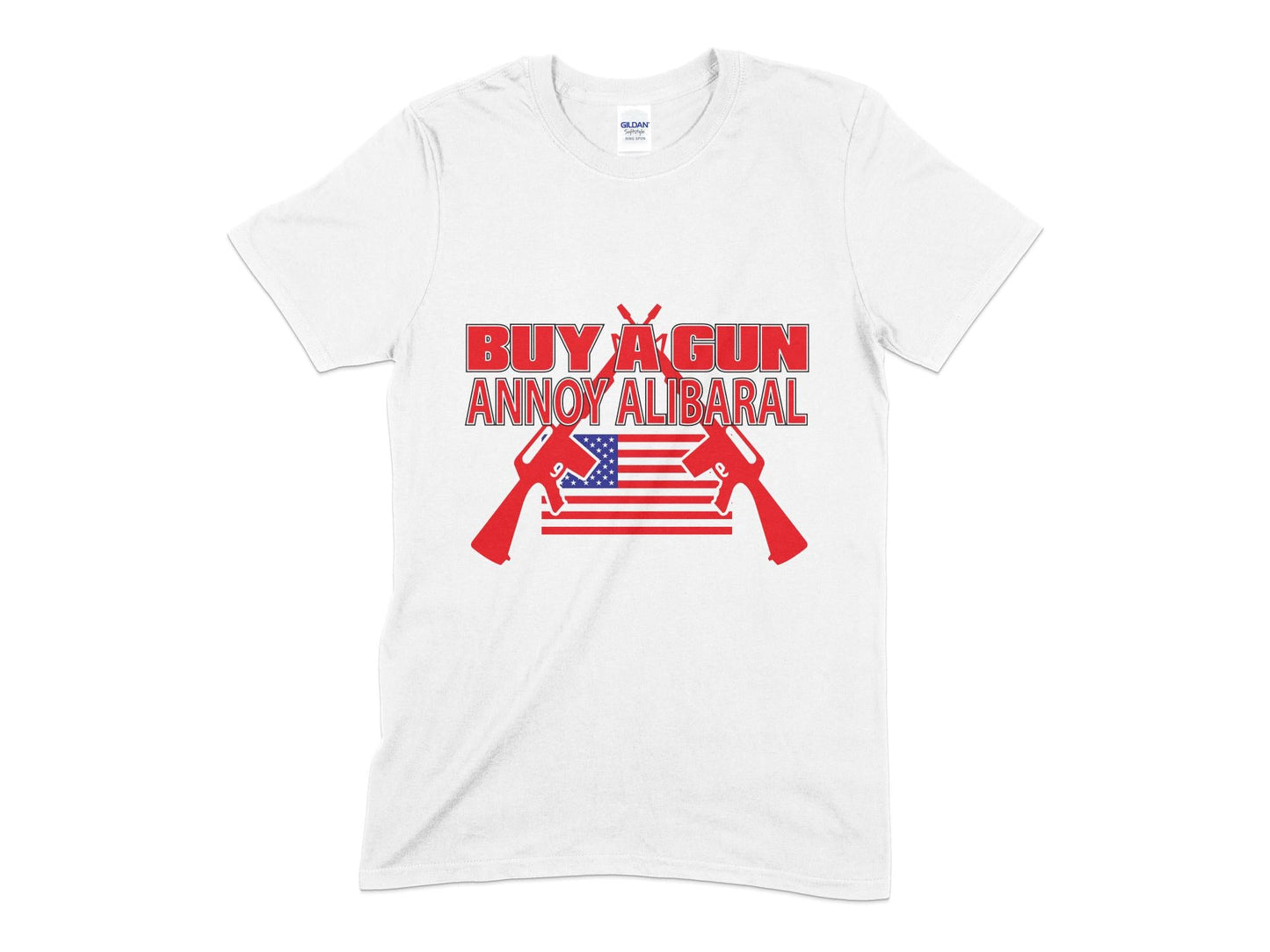 Buy a gun annoy alibaral t-shirt - Premium t-shirt from MyDesigns - Just $16.95! Shop now at Lees Krazy Teez