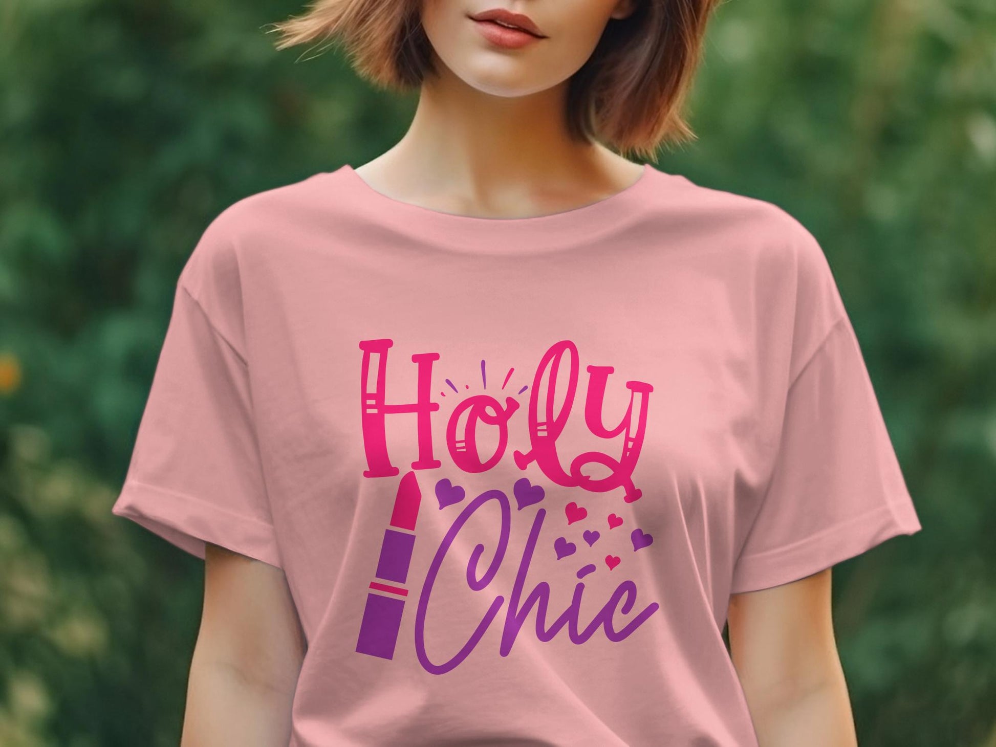 Holy Chic Women's Ladies t-shirt - Premium t-shirt from MyDesigns - Just $19.95! Shop now at Lees Krazy Teez