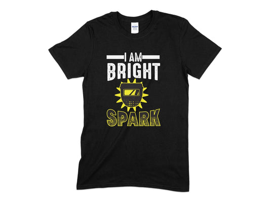 I am bright spark mens t-shirt - Premium t-shirt from MyDesigns - Just $21.95! Shop now at Lees Krazy Teez