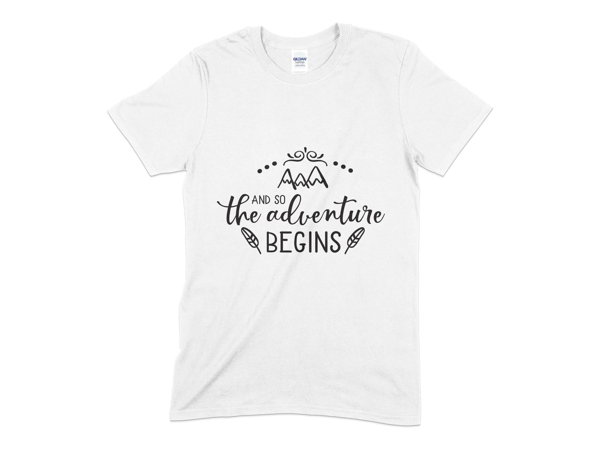 And so the adventure begins Mens womens unisex t-shirt - Premium t-shirt from MyDesigns - Just $19.95! Shop now at Lees Krazy Teez