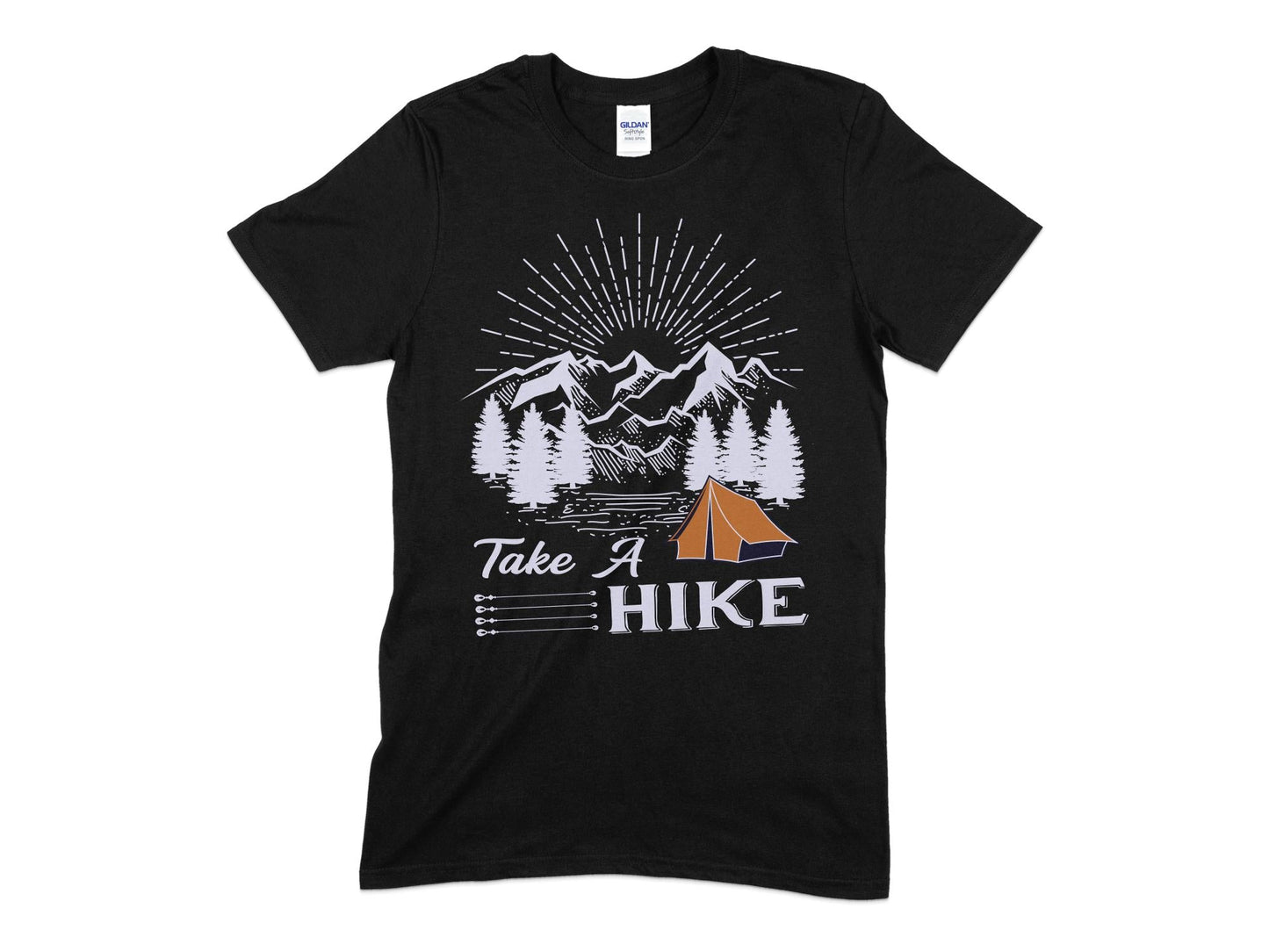 Take a hike camping hiking t-shirt - Premium t-shirt from MyDesigns - Just $21.95! Shop now at Lees Krazy Teez