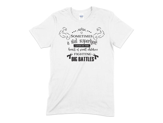 A Real Superhero sometimes a real super hero fighting big battles t-shirt - Premium t-shirt from MyDesigns - Just $21.95! Shop now at Lees Krazy Teez