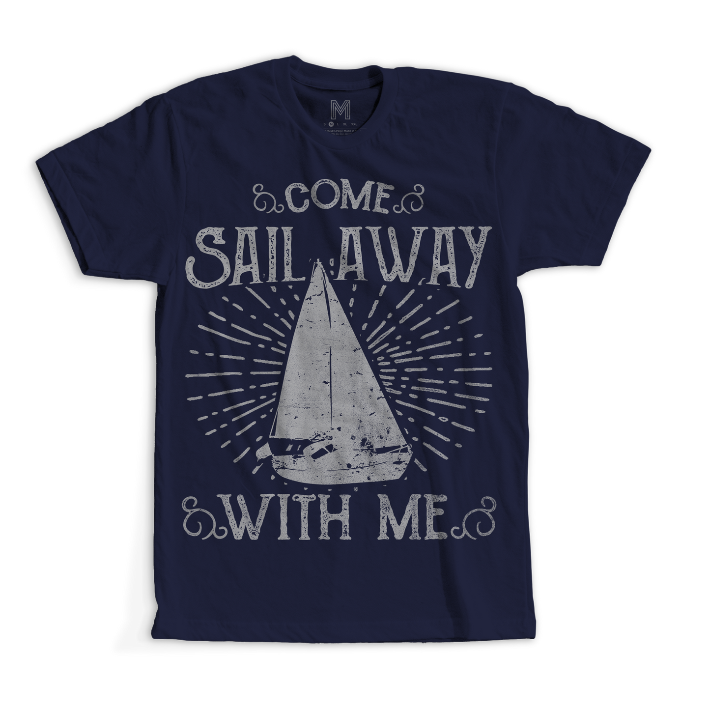 Come sail away with me Mens Women's Unisex t-shirt - Premium t-shirt from MyDesigns - Just $19.95! Shop now at Lees Krazy Teez