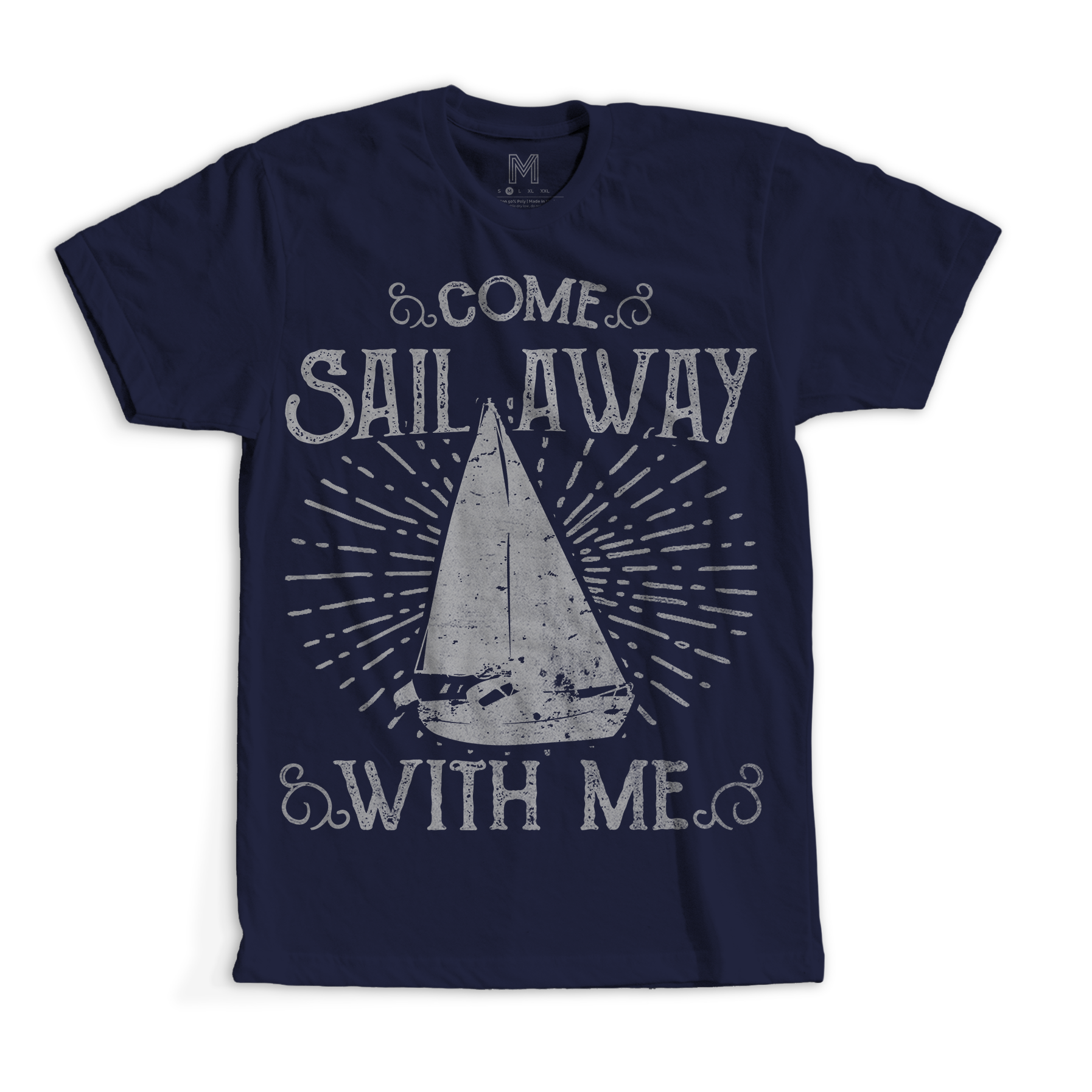 Come sail away with me Mens Women's Unisex t-shirt - Premium t-shirt from MyDesigns - Just $19.95! Shop now at Lees Krazy Teez