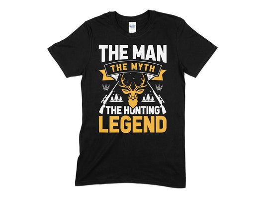 The man the myth the hunting legend t-shirt - Premium t-shirt from MyDesigns - Just $21.95! Shop now at Lees Krazy Teez