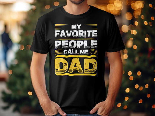 My favorite People call me Dad Men's tee - Premium t-shirt from MyDesigns - Just $19.95! Shop now at Lees Krazy Teez