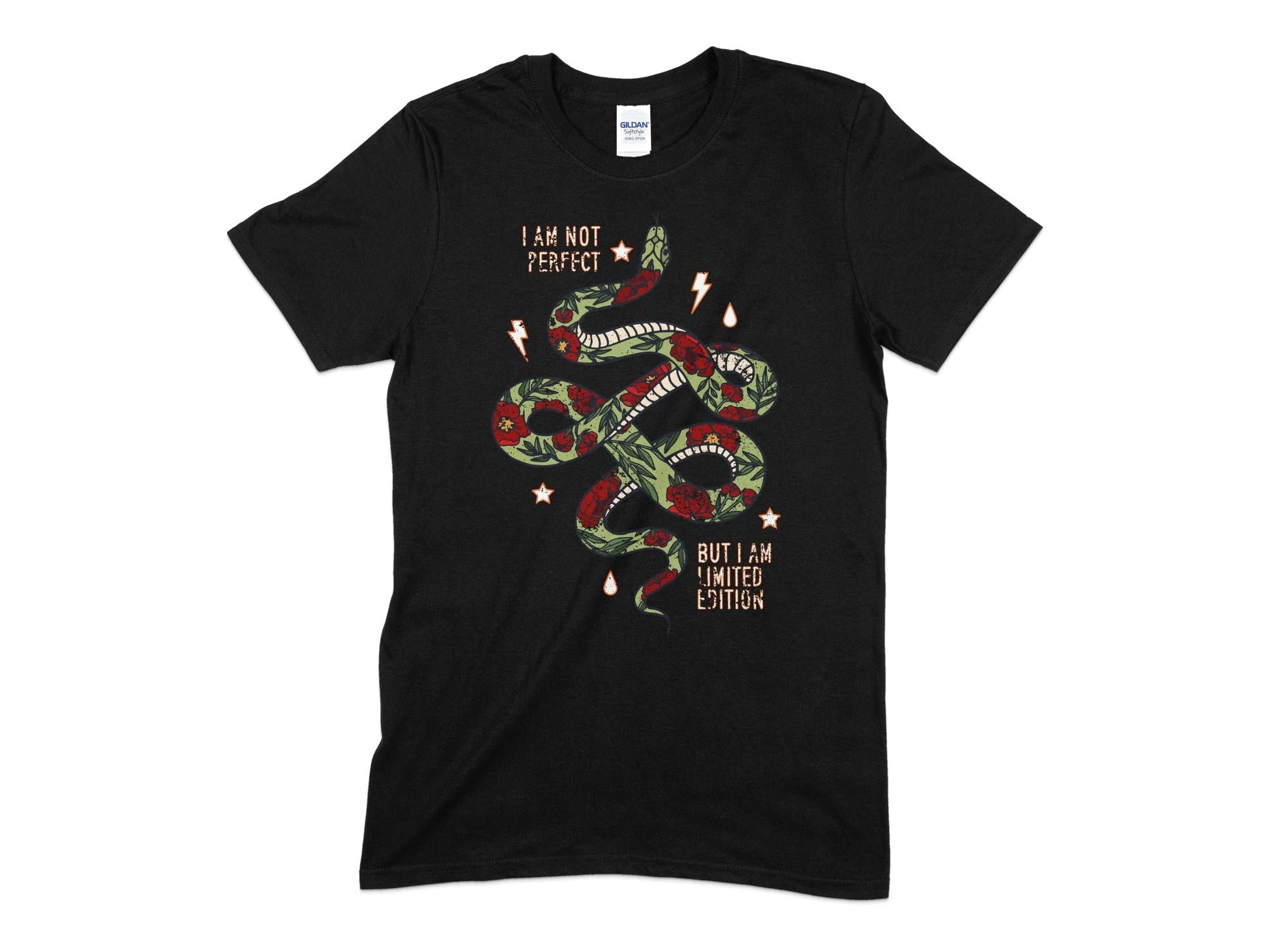 i am not perfect snake t-shirt - Premium t-shirt from MyDesigns - Just $19.95! Shop now at Lees Krazy Teez