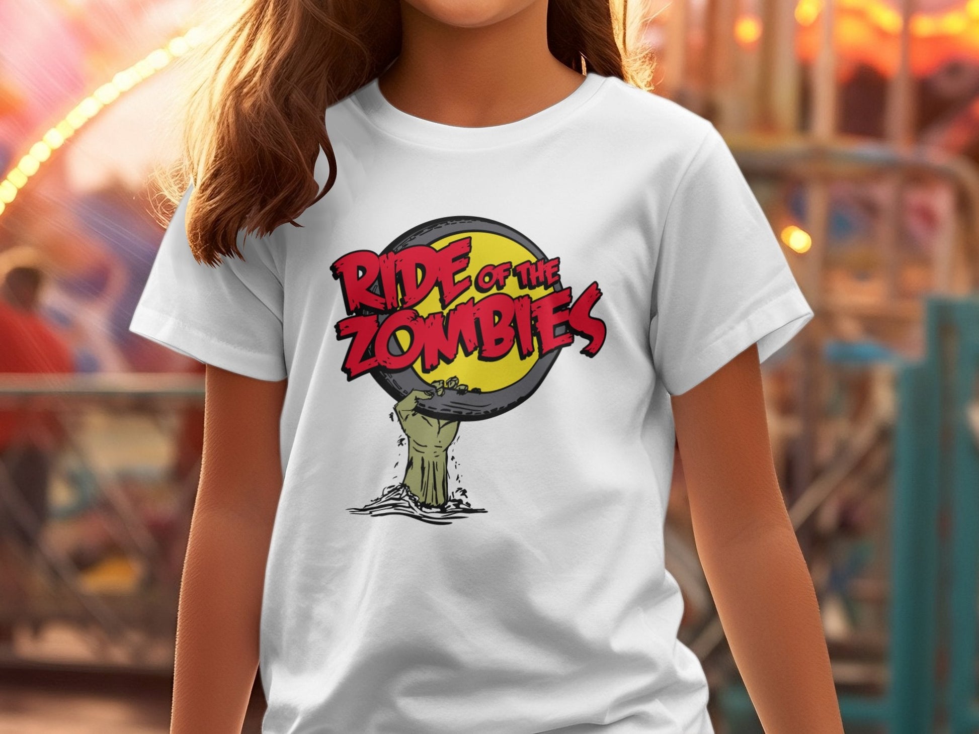 Ride of the zombies funny Women's Halloween t-shirt - Premium  from MyDesigns - Just $19.95! Shop now at Lees Krazy Teez