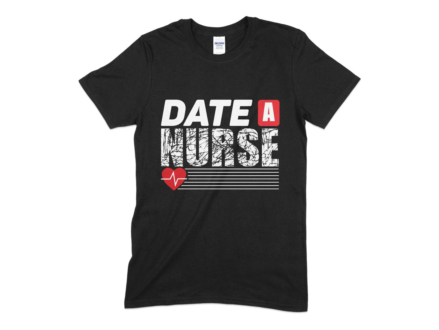 Date nurse heart beat Mens Women's t-shirt - Premium t-shirt from MyDesigns - Just $19.95! Shop now at Lees Krazy Teez