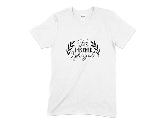 For this child prayed christian t-shirt - Premium t-shirt from MyDesigns - Just $19.95! Shop now at Lees Krazy Teez