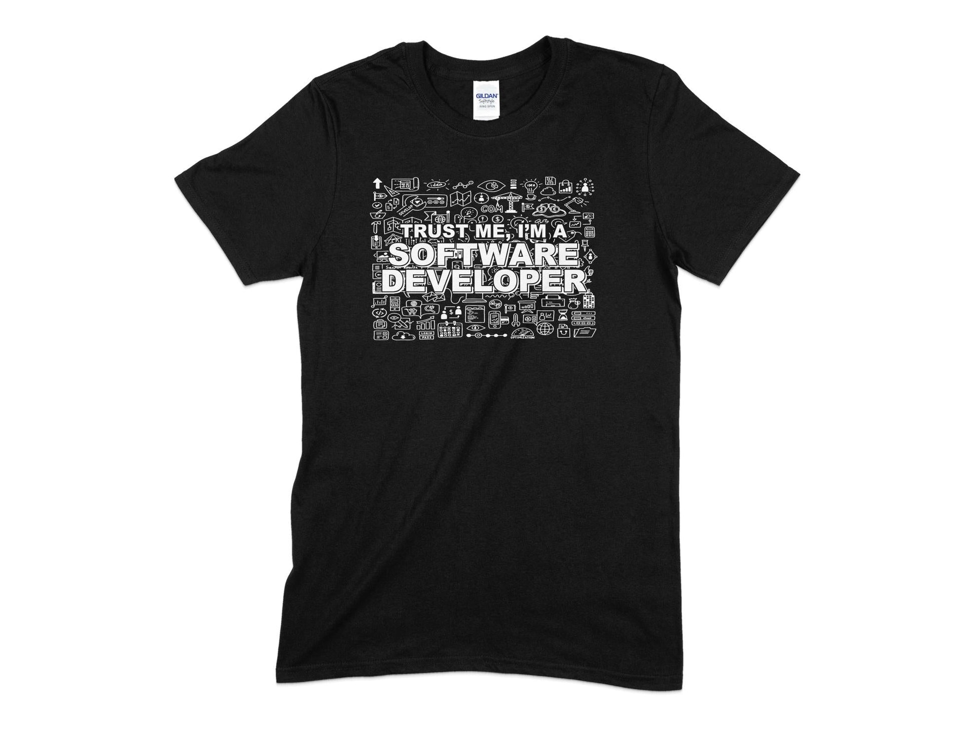 trust me im a software dev t-shirt - Premium t-shirt from MyDesigns - Just $21.95! Shop now at Lees Krazy Teez