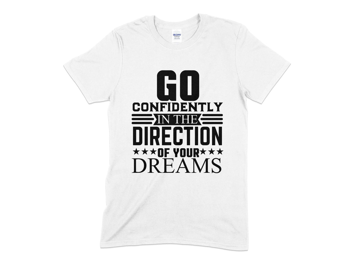 Go confidently in the direction of your dreams Unisex t-shirt - Premium t-shirt from MyDesigns - Just $19.95! Shop now at Lees Krazy Teez