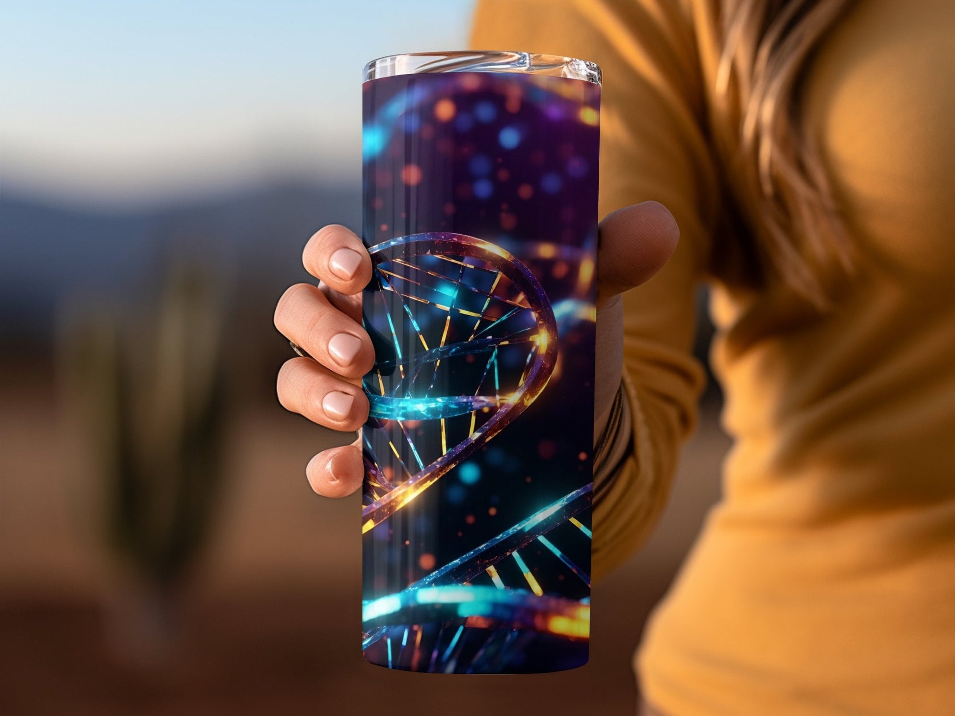 3d Dna weird 20oz tumbler wrap 20oz skinny tumbler - Premium tumbler from MyDesigns - Just $26.95! Shop now at Lees Krazy Teez