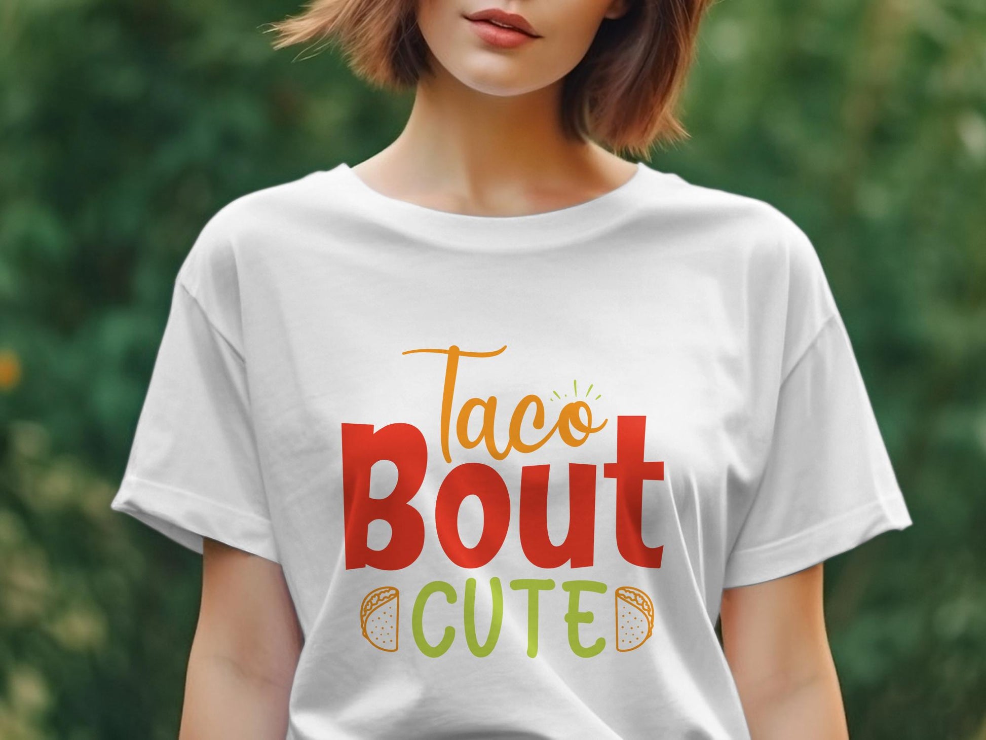 Taco Bout cute Women's awesome tee - Premium t-shirt from MyDesigns - Just $19.95! Shop now at Lees Krazy Teez