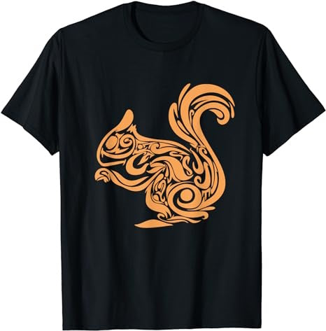 Tribal Abstract Colorful Squirrel T-Shirt - Premium t-shirt from MyDesigns - Just $19.95! Shop now at Lees Krazy Teez