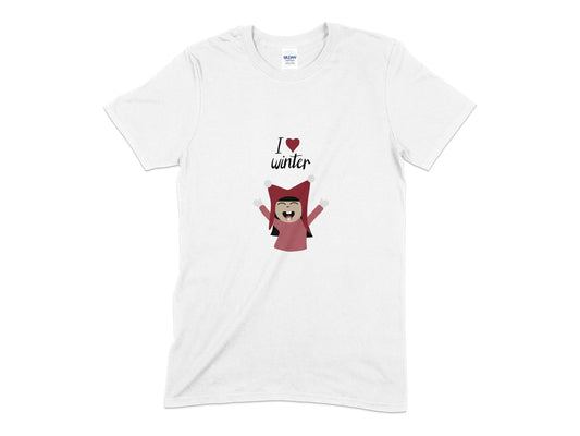 God i love winter t-shirt - Premium t-shirt from MyDesigns - Just $19.95! Shop now at Lees Krazy Teez