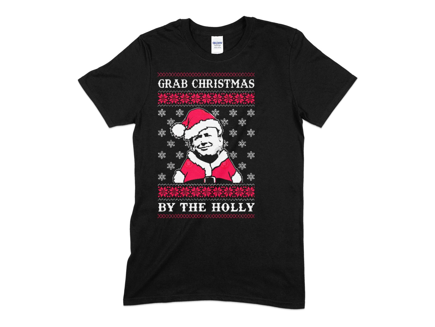 Grab Christmas be the holly funny trump t-shirt - Premium t-shirt from MyDesigns - Just $21.95! Shop now at Lees Krazy Teez