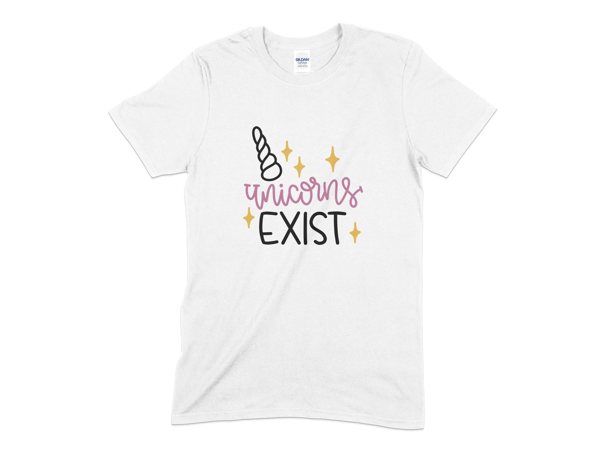 Unicorns exiszt womens ladies t-shirt - Premium t-shirt from MyDesigns - Just $19.95! Shop now at Lees Krazy Teez