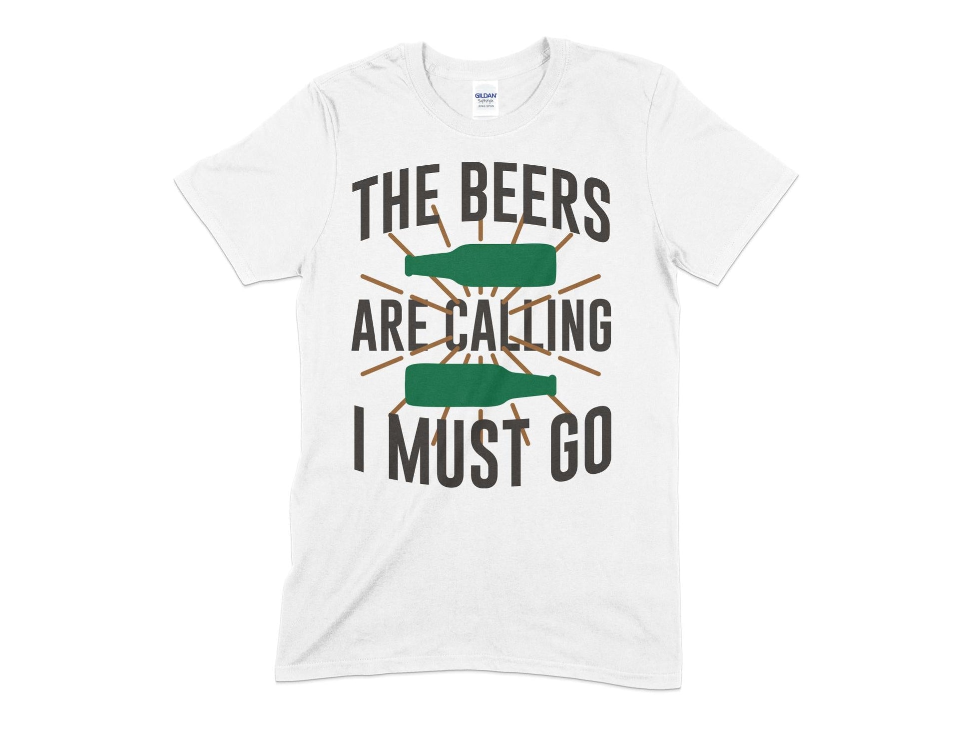 The beers are calling i must go drinking t-shirt - Premium t-shirt from MyDesigns - Just $19.95! Shop now at Lees Krazy Teez