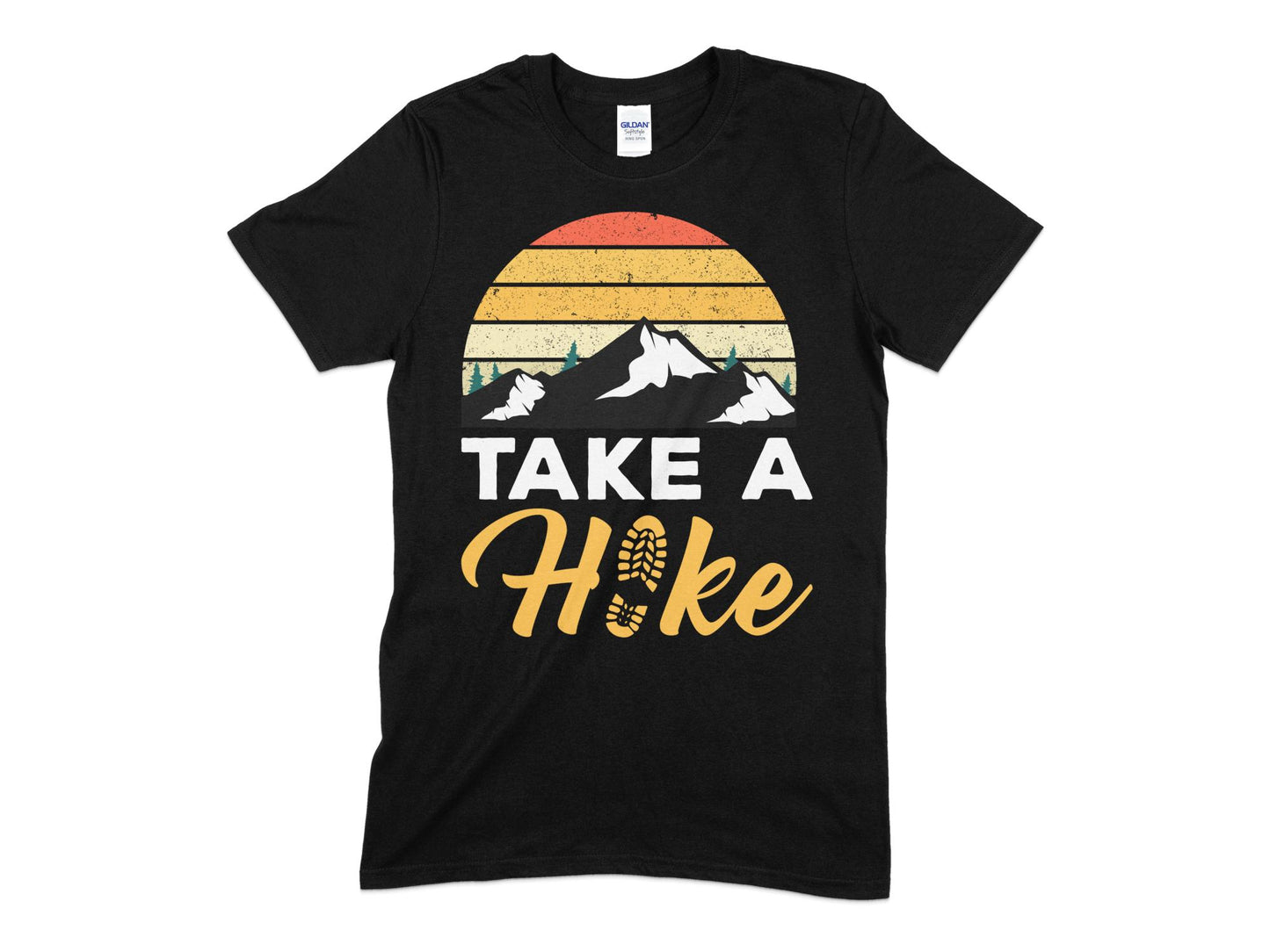 Take a hike hiking t-shirt - Premium t-shirt from MyDesigns - Just $21.95! Shop now at Lees Krazy Teez