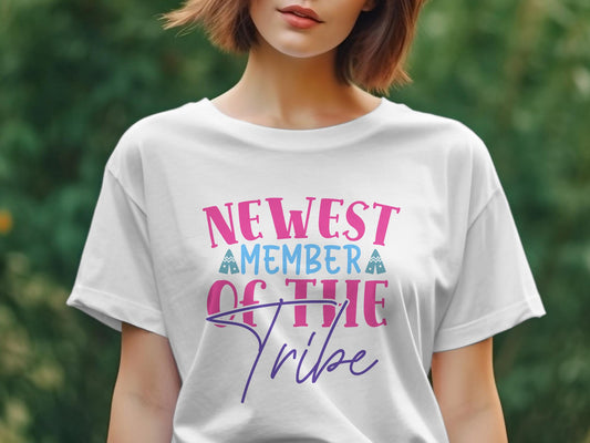 newest member of the tribe Women's awesome t-shirt - Premium t-shirt from MyDesigns - Just $21.95! Shop now at Lees Krazy Teez