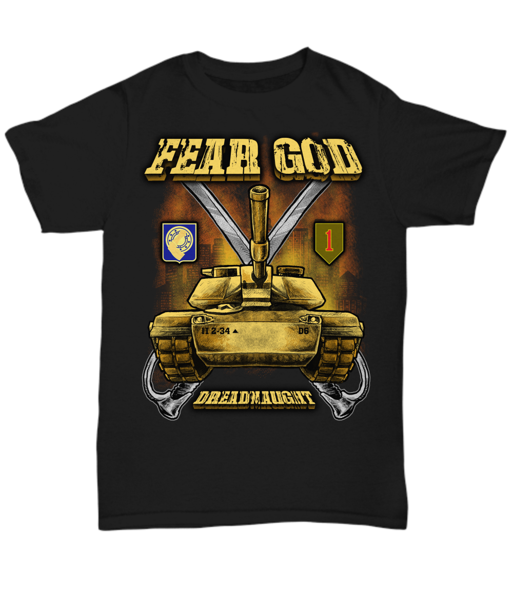 Fear God dreadmaught Men's black t-shirt - Premium t-shirt from MyDesigns - Just $16.95! Shop now at Lees Krazy Teez