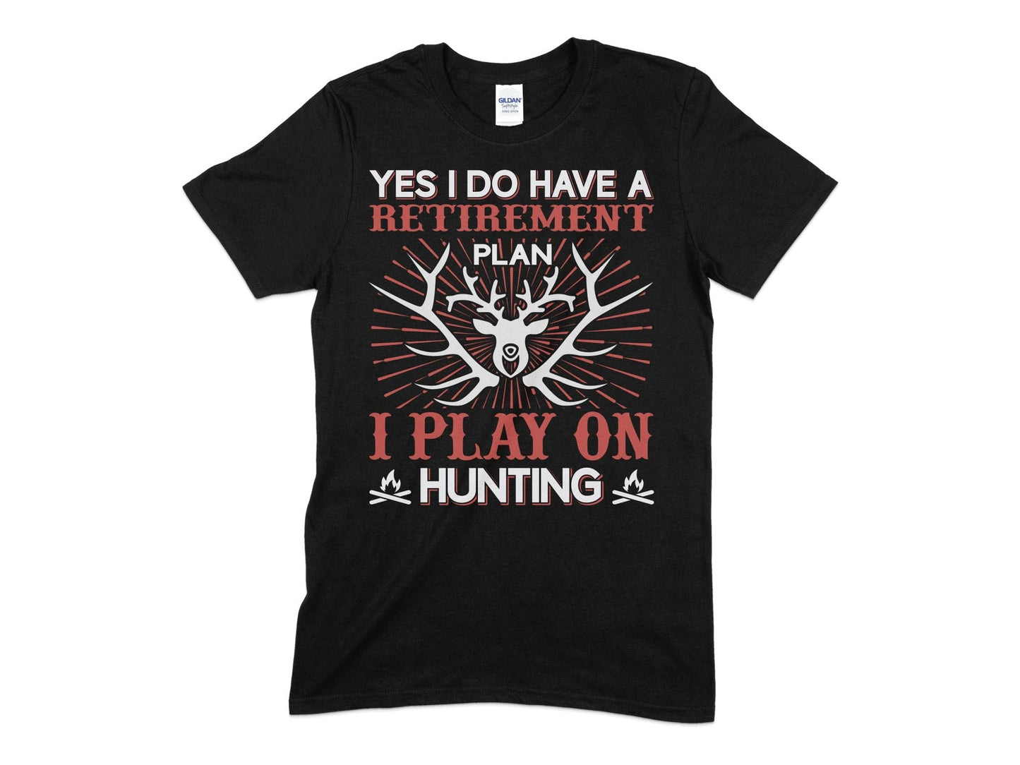 Yes i do have a retirement plan i play on hunting Men's t-shirt - Premium t-shirt from MyDesigns - Just $19.95! Shop now at Lees Krazy Teez