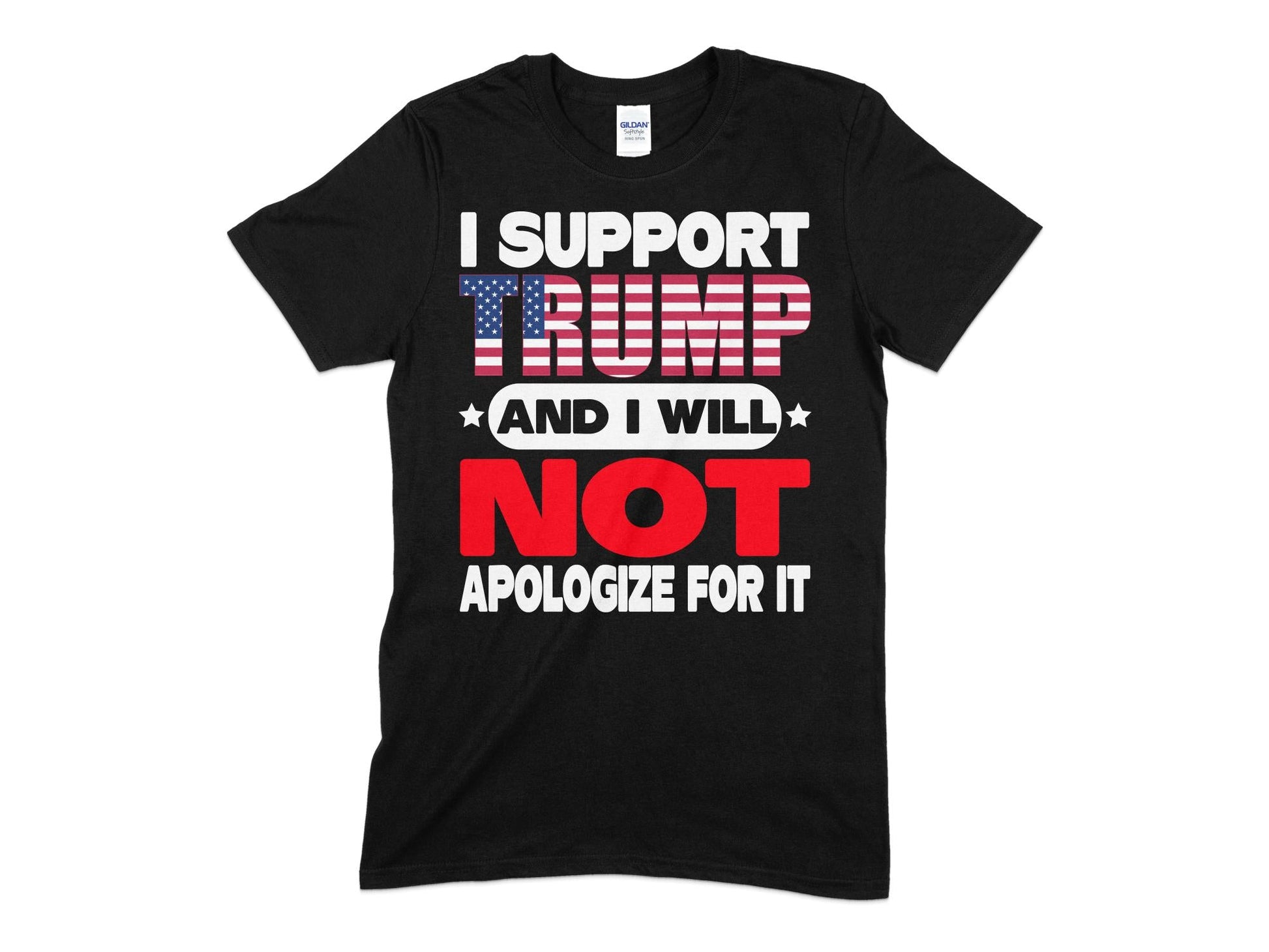 I support trump Veteran Patriot Men's t-shirt - Premium t-shirt from MyDesigns - Just $21.95! Shop now at Lees Krazy Teez
