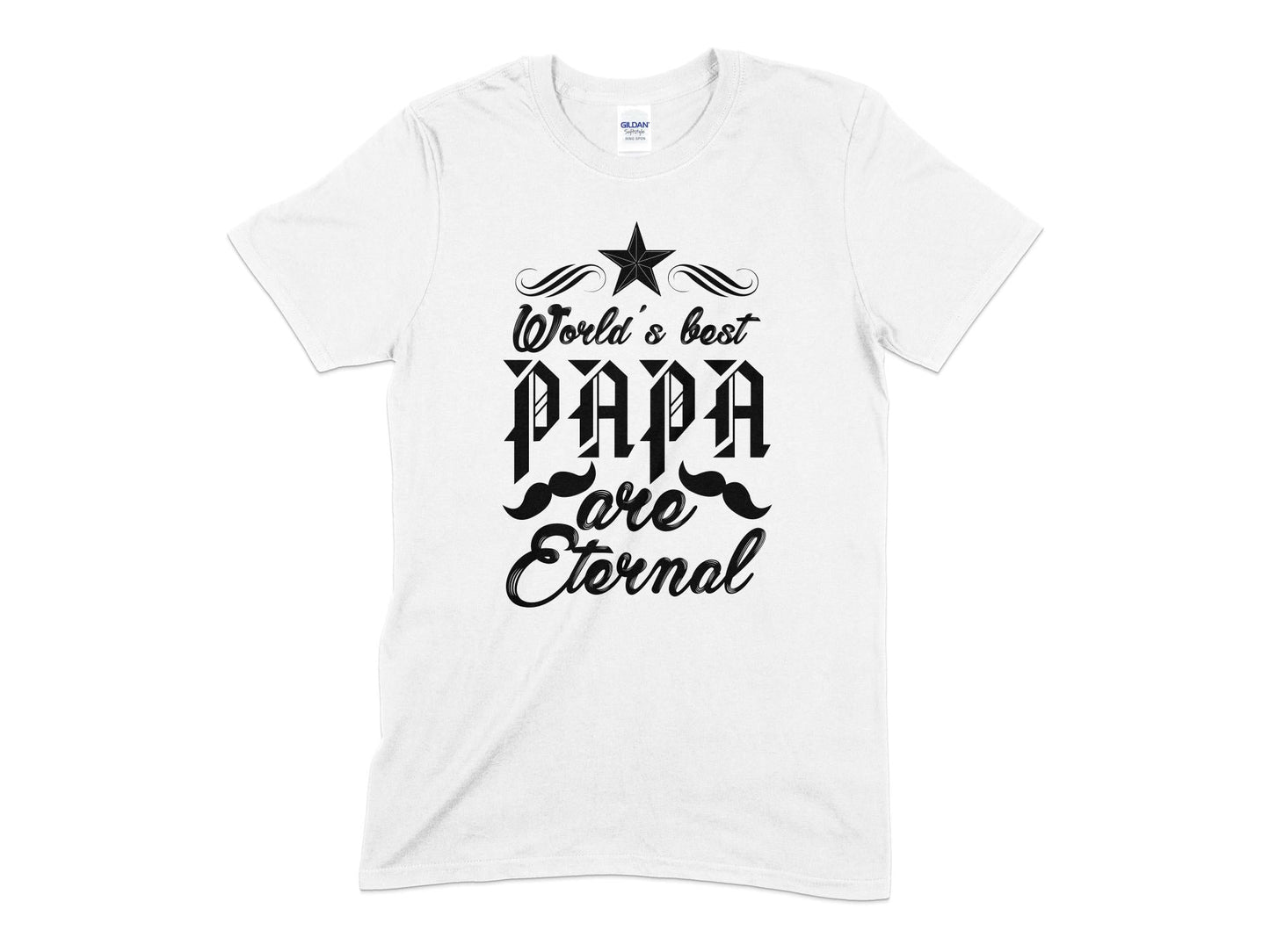 World's best Papa are eternal t-shirt - Premium t-shirt from MyDesigns - Just $19.95! Shop now at Lees Krazy Teez