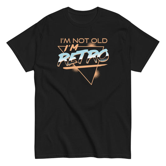 I'm not old I'm retro awesome unique t-shirt - Premium t-shirt from MyDesigns - Just $19.95! Shop now at Lees Krazy Teez