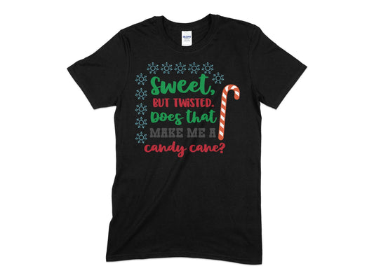 Sweet but Twisted Christmas t-shirt - Premium t-shirt from MyDesigns - Just $21.95! Shop now at Lees Krazy Teez