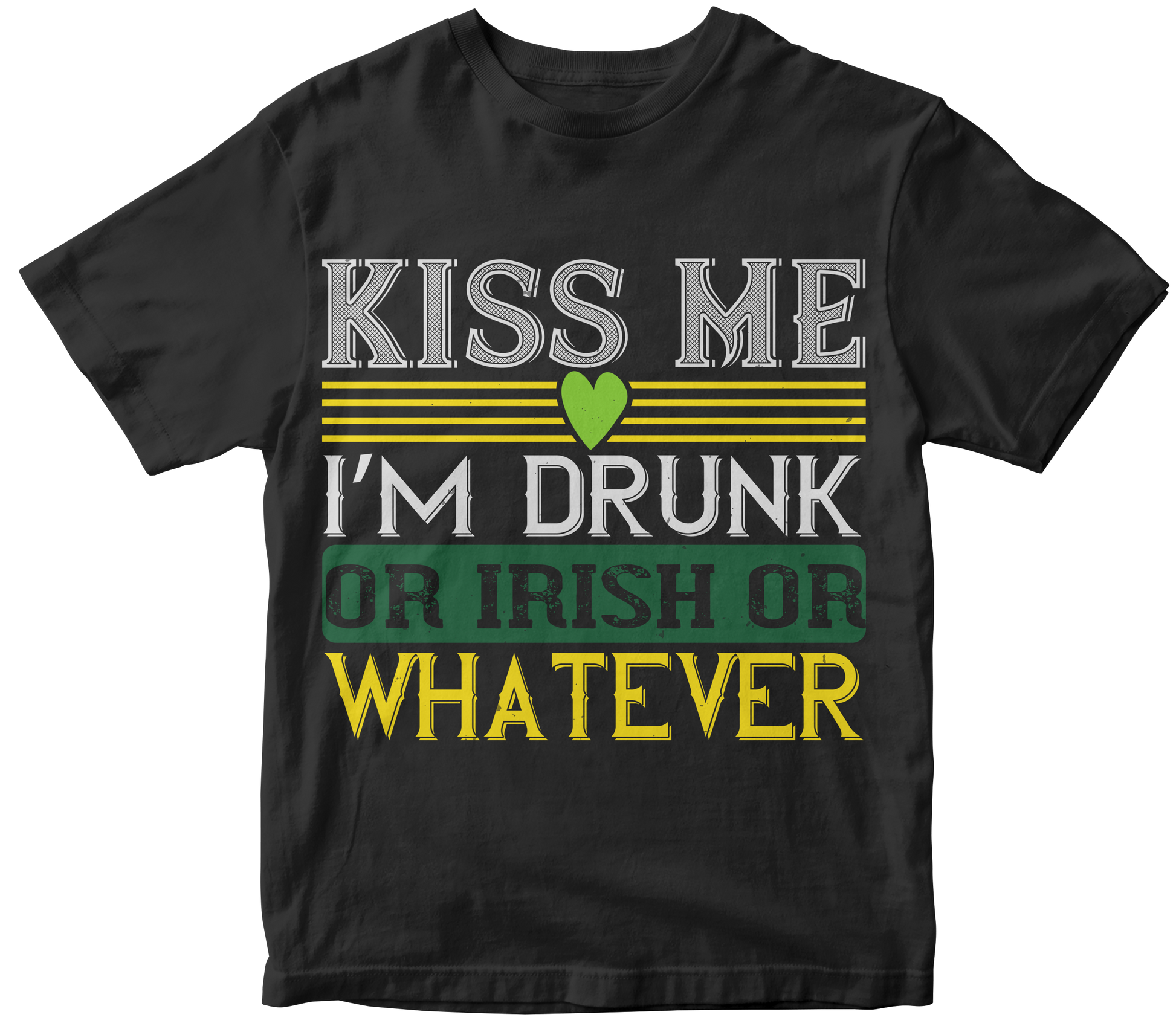 kiss me im drunk or irish or whatever t-shirt - Premium t-shirt from MyDesigns - Just $21.95! Shop now at Lees Krazy Teez