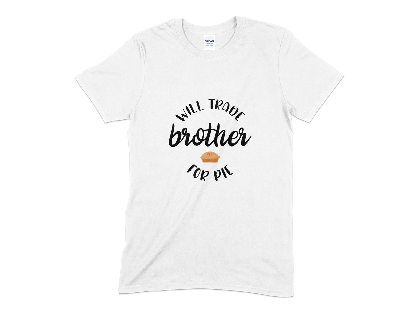Will trade brother for pie Unisex t-shirt - Premium t-shirt from MyDesigns - Just $18.95! Shop now at Lees Krazy Teez