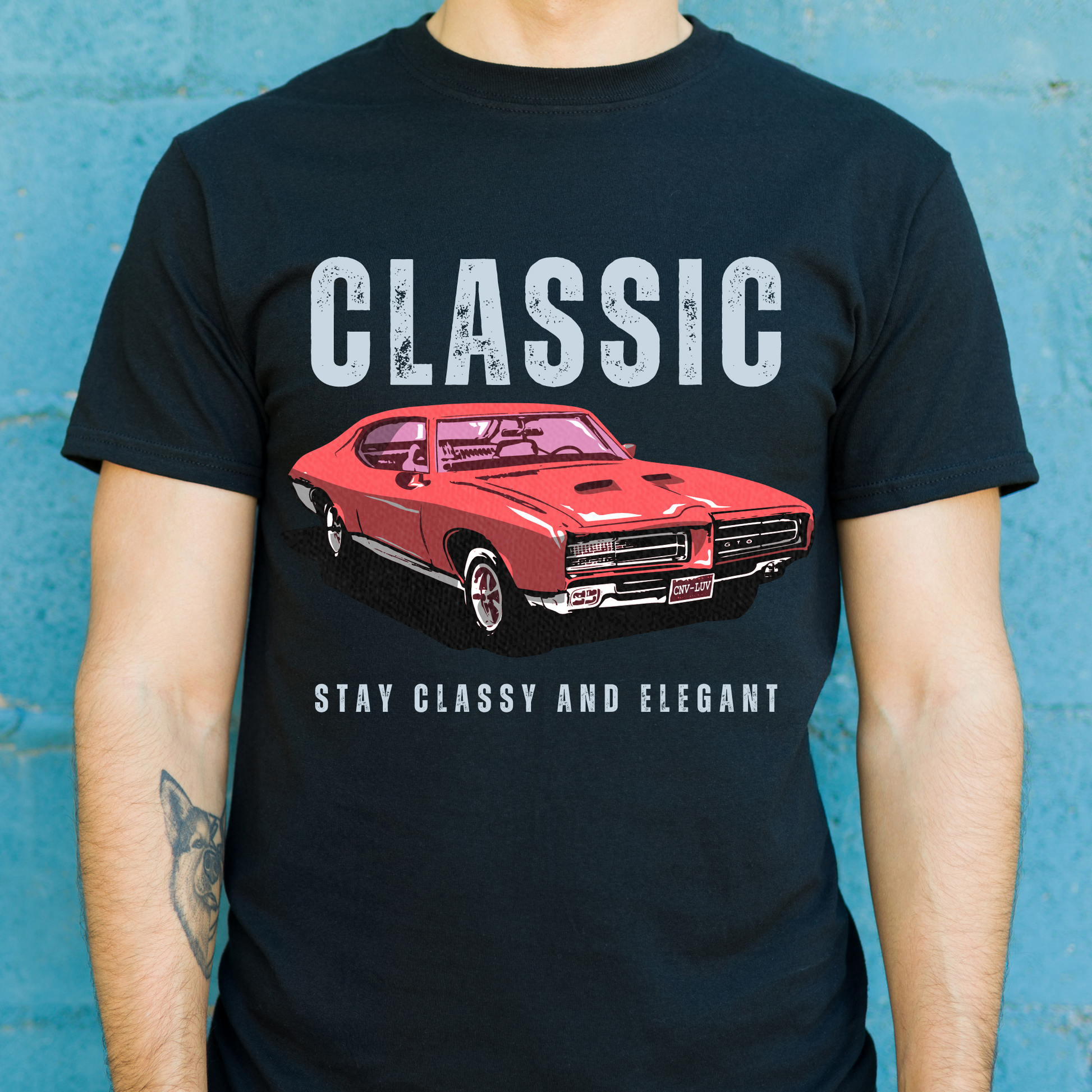 classic stay classy and elegant Men's t-shirt - cool vintage t shirt - Premium t-shirt from Lees Krazy Teez - Just $19.95! Shop now at Lees Krazy Teez