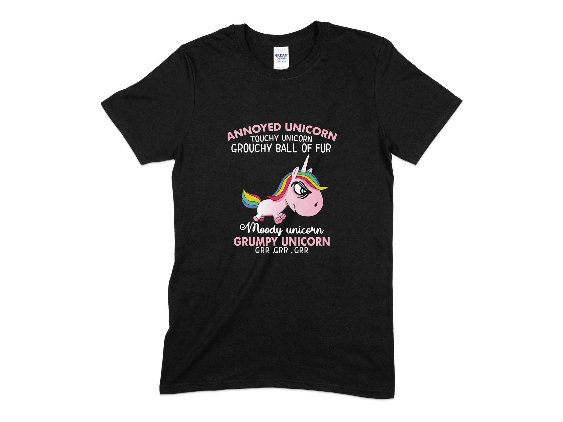 Annoyed unicorn grumpy unicorn t-shirt - Premium t-shirt from MyDesigns - Just $18.95! Shop now at Lees Krazy Teez