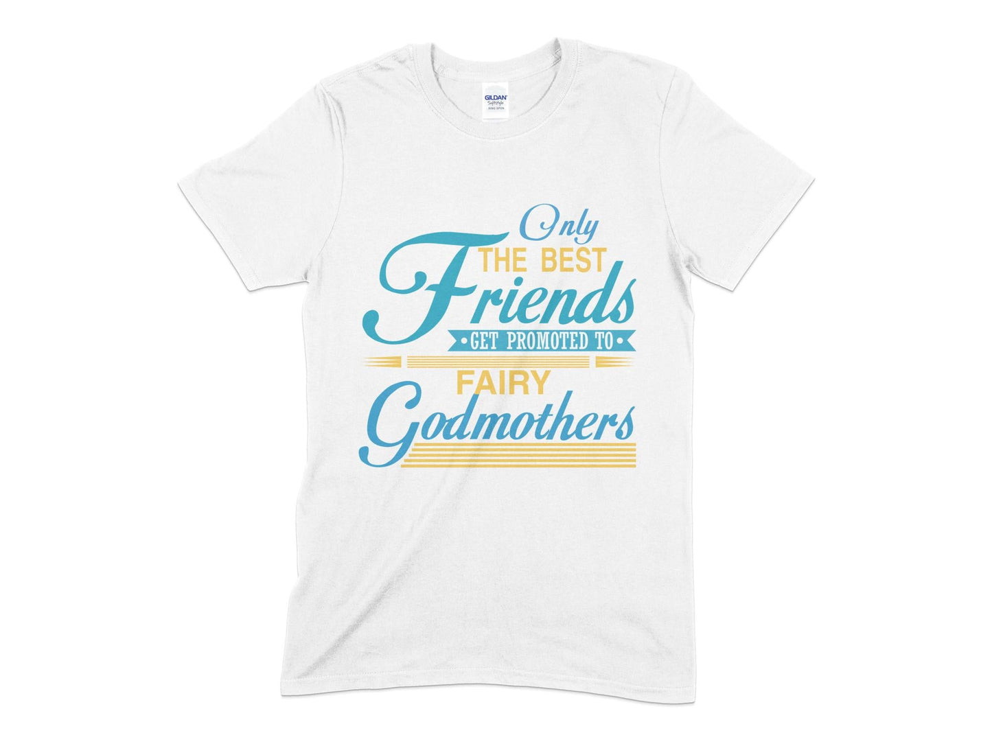 Only the best friends get promoted to fairy Godmothers t-shirt - Premium t-shirt from MyDesigns - Just $19.95! Shop now at Lees Krazy Teez