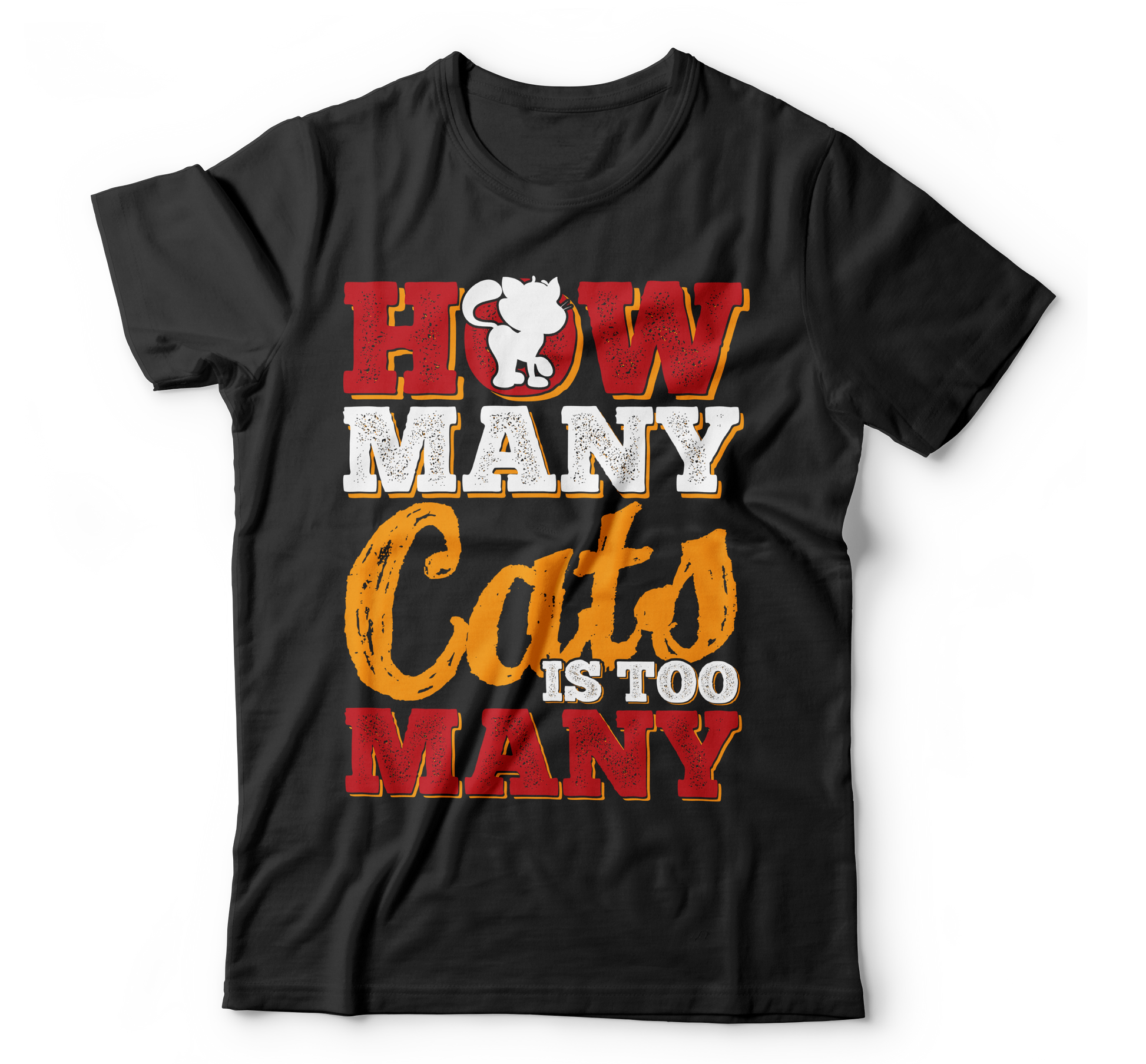 How many cat is too may Men's t-shirt - Premium t-shirt from MyDesigns - Just $19.95! Shop now at Lees Krazy Teez