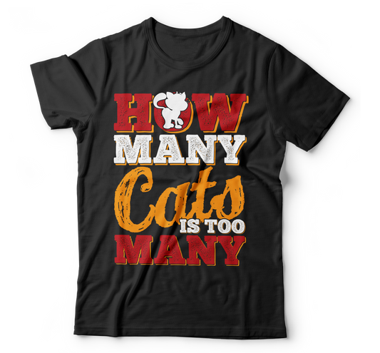 How many cat is too may Men's t-shirt - Premium t-shirt from MyDesigns - Just $19.95! Shop now at Lees Krazy Teez