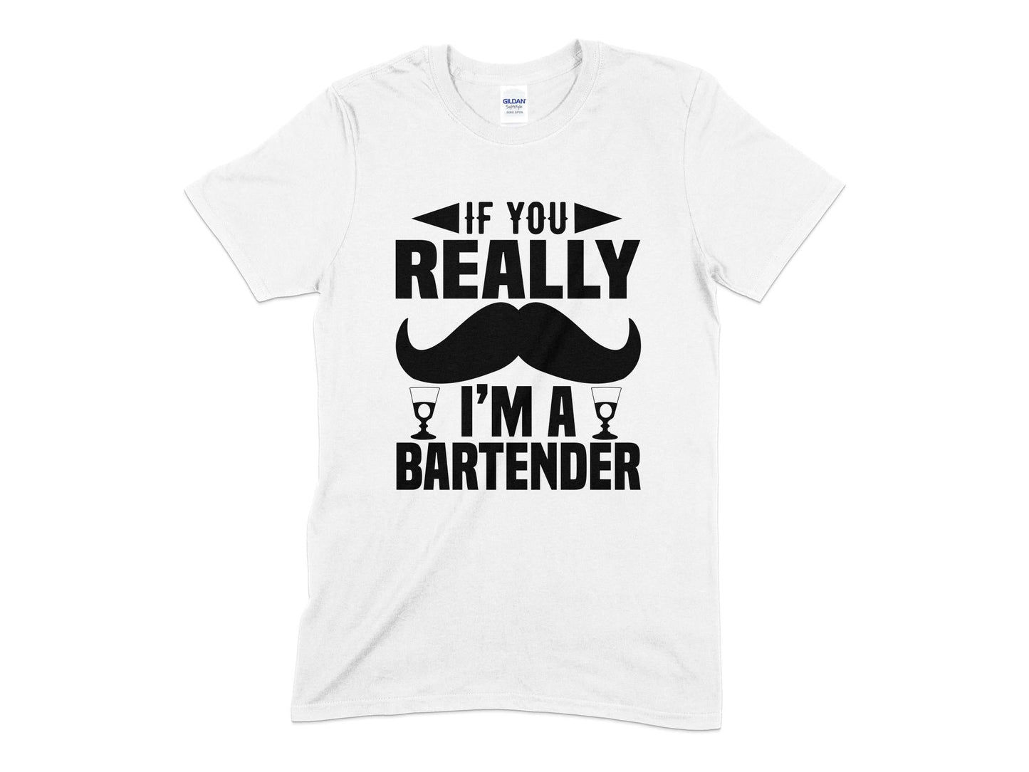 If you really im a bartender funny drinking bar t-shirt - Premium t-shirt from MyDesigns - Just $18.95! Shop now at Lees Krazy Teez