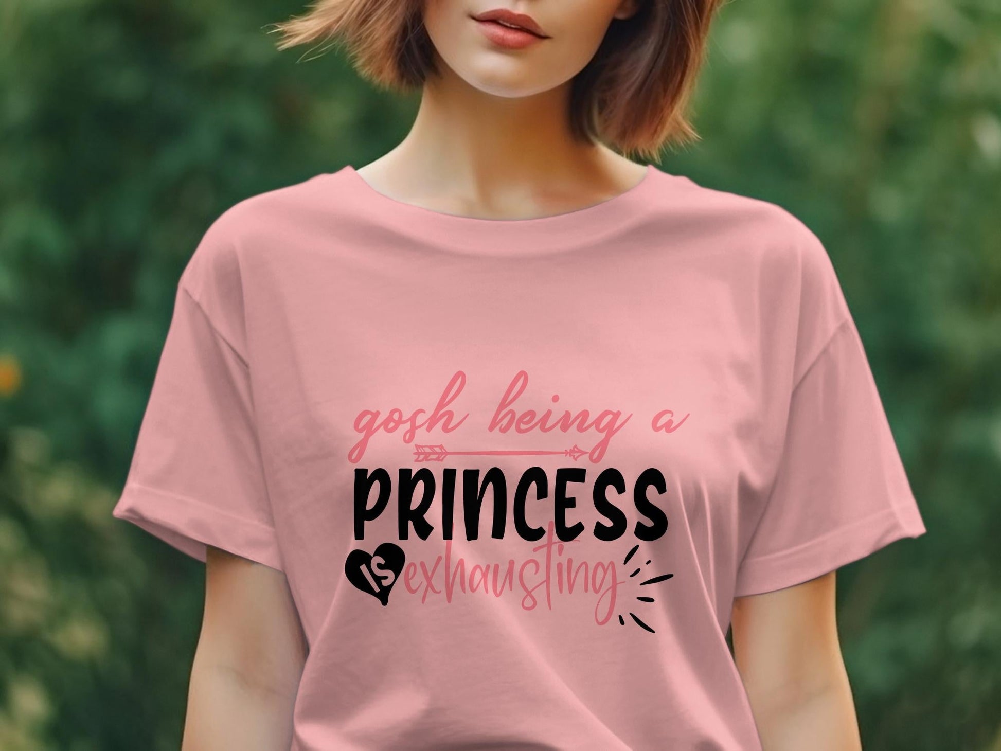 gosh being a princess Women's Ladies t-shirt - Premium t-shirt from MyDesigns - Just $19.95! Shop now at Lees Krazy Teez