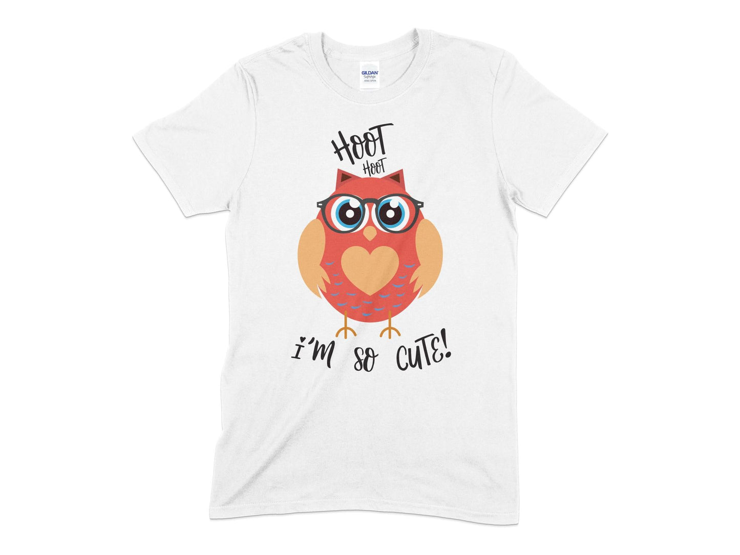 Hoot hoot im so cute owl t-shirt - Premium t-shirt from MyDesigns - Just $18.95! Shop now at Lees Krazy Teez