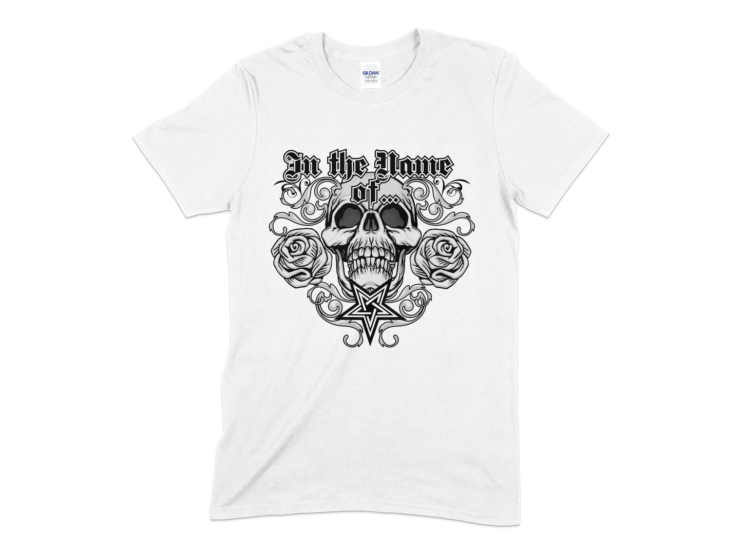 Grunge skull in the name of t-shirt - Premium t-shirt from MyDesigns - Just $18.95! Shop now at Lees Krazy Teez