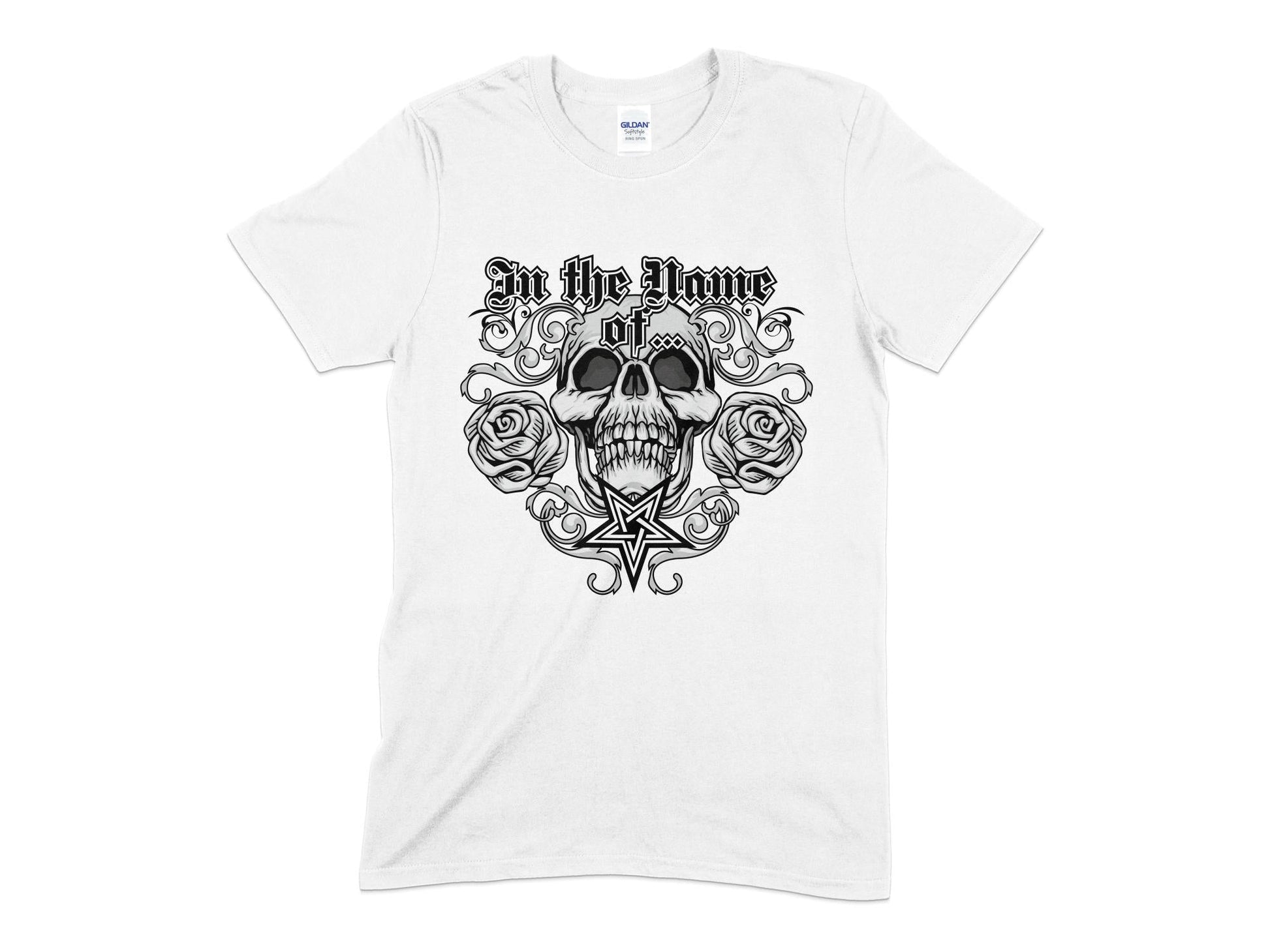 Grunge skull in the name of t-shirt - Premium t-shirt from MyDesigns - Just $18.95! Shop now at Lees Krazy Teez