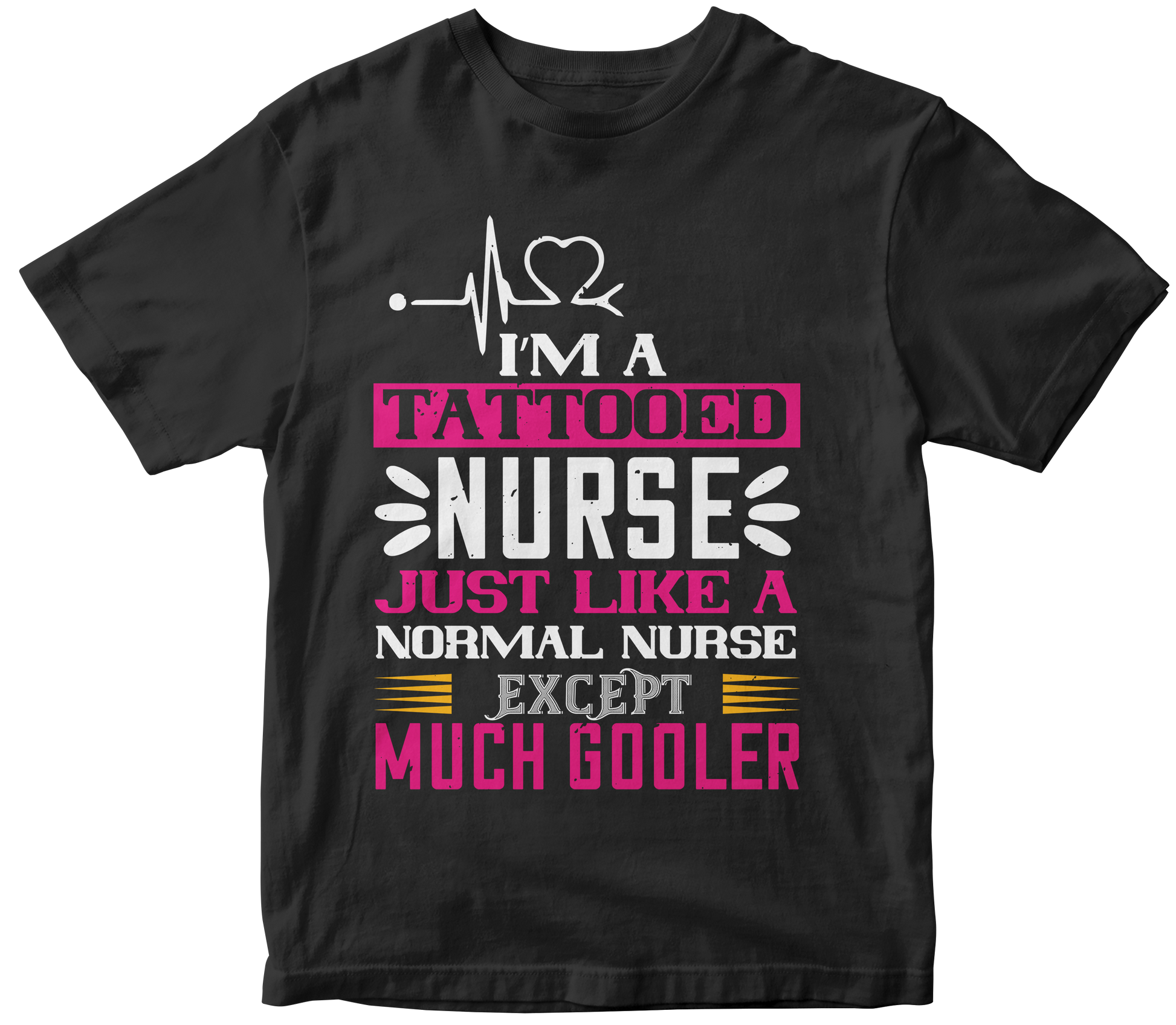 i am tattooed nurse just like a 3 Men's women's unisex t-shirt - Premium t-shirt from MyDesigns - Just $21.95! Shop now at Lees Krazy Teez