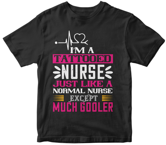 i am tattooed nurse just like a 3 Men's women's unisex t-shirt - Premium t-shirt from MyDesigns - Just $21.95! Shop now at Lees Krazy Teez